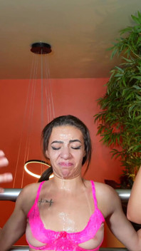 Lesbian Spit Swallow Trio - Swallow Liters of Finest Spit