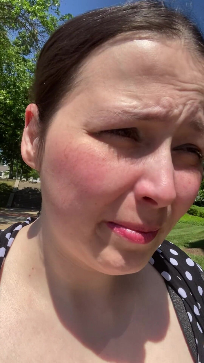 MissChrystalline: Public Outdoor Msturbation Until I Move It Inside