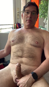 Paja verbal completamente desnuda, masturbación, paja, corrida de pie.