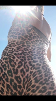 I Was a Cheetah Girl Today. I Had a Good Route in the Burbs and Was Cool with My Cheeta Print