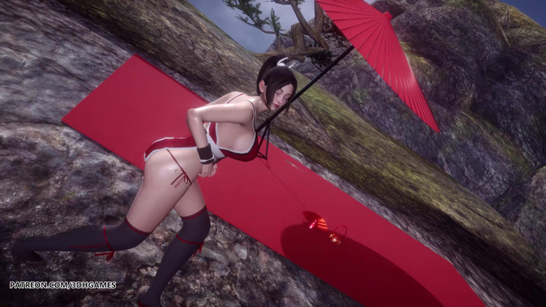 3D-Hentai Games: [MMD] Air dingin mai shiranui striptis seksi 4k 60fps doa