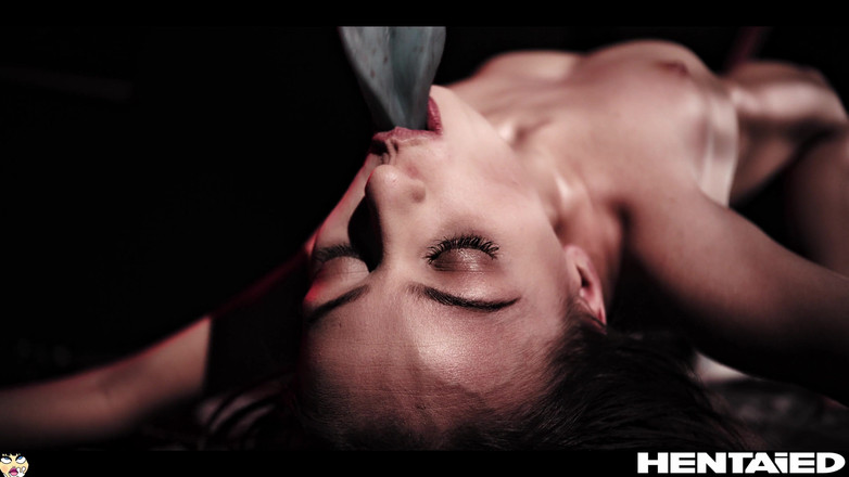 Hentaied: Skutečný život Hentai - Haneen je cream-pied s novým experimentálním modrým mimozemským...