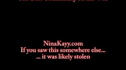 Nina Kayy: Nina Kayy fa un pompino pov e scopa nella figa!