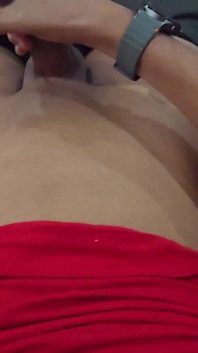 Young Slim Thin Latino Boy Has His Dick Out in the Living Room