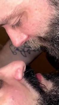 Peluda urso daddies anal foda em pêlo
