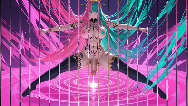 TransMuse: Zero-gravity Infinity Pool - Floating Spread-eagle Futa