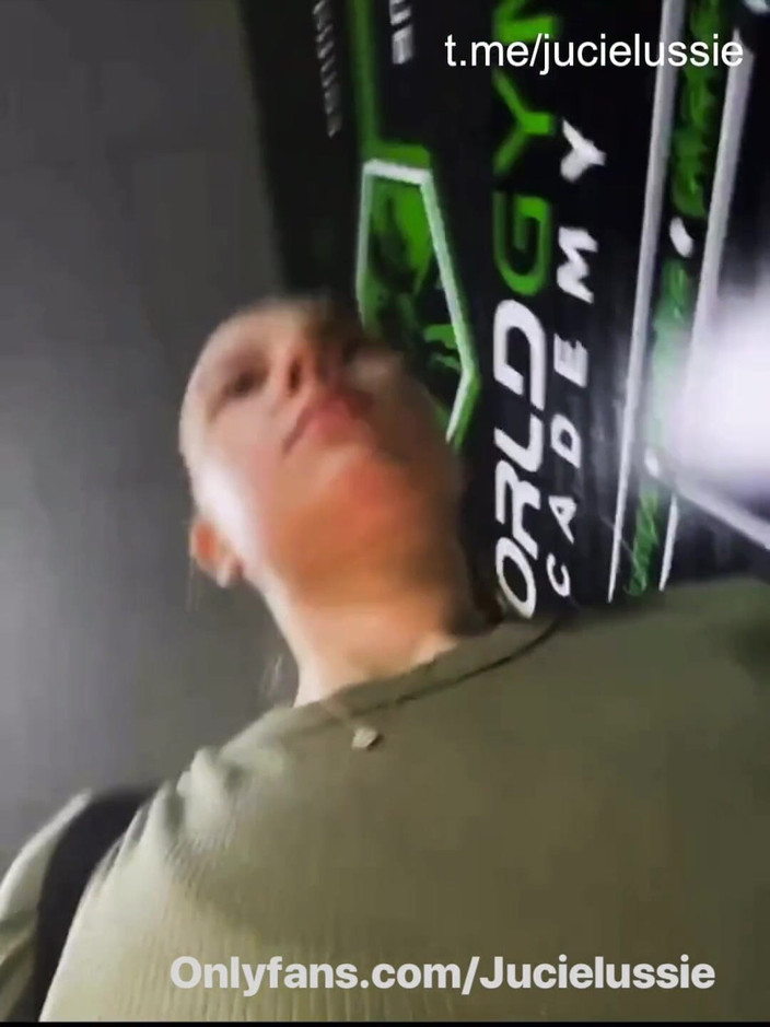 JuiceLussie: Pepek kongkek awam gila di gim