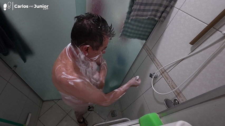 Stepdaddy Taking a Shower (Carlos & Junior)