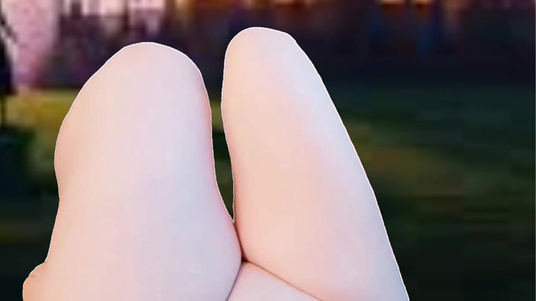 Kitty_Cross: 핸즈프리 사정 귀여운 다리 흰 허벅지 쉬멜