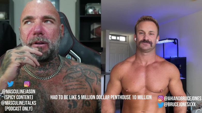 Raw and Uncensored with Masculine Jason: Porn Star Confessions - bruce jones (episode 169)