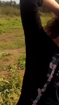 Teen Swallowing Cumshot Outdoor