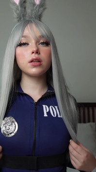 Judy Hopps Cosplay: Pussy Play & Sexy Moaning with a Big Booty