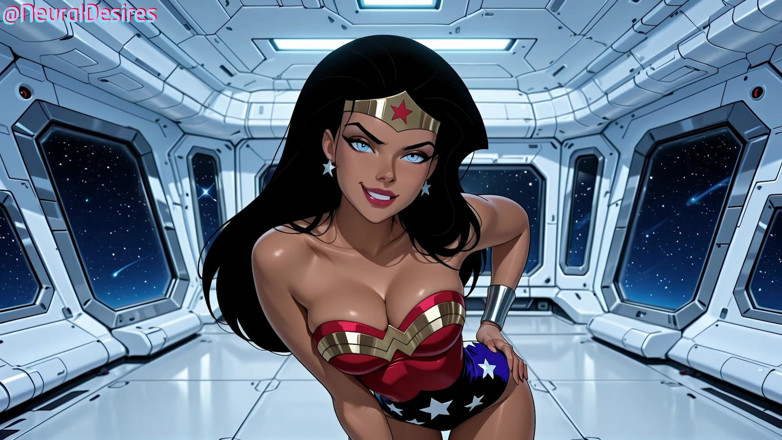 Neural Desires: Wonder Woman’s Tabbo Pleasure Parody Ai Generated