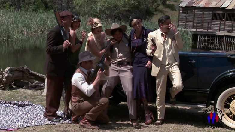 Colective Pleasure: Gangsta picnic by the river turns into orgy.