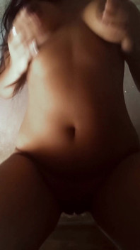 Teen Gets Horny After Seeing Her Daddy Masturbating Alone at Home and Gets Naked in the Bathroom Thinking About Riding His Cock.