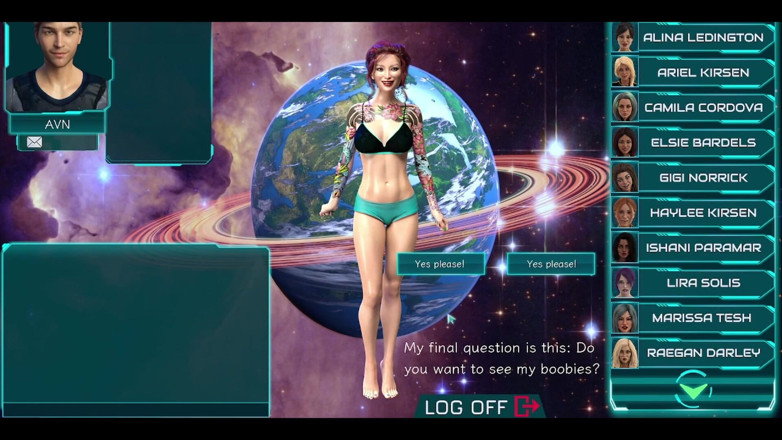 AVN Teller: Stranded in Space - Conversando com as meninas