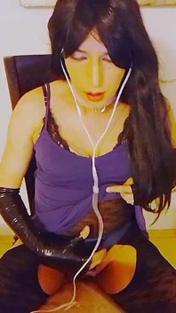 Sissy Crossdresser Gets Turned on Watching Porn