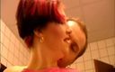 German Amateur Videos: Amateur German Pink Haired Teen Fucked in Bathroom