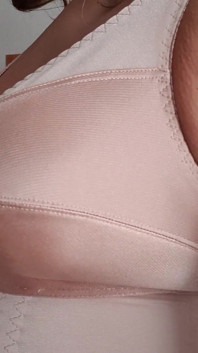 Nude Nylon Vintage Body Bra
