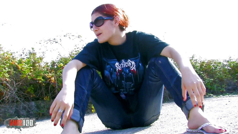 MMM100: Nathalie Vanadis Natural Busty and Hairy French Teen Slut in...