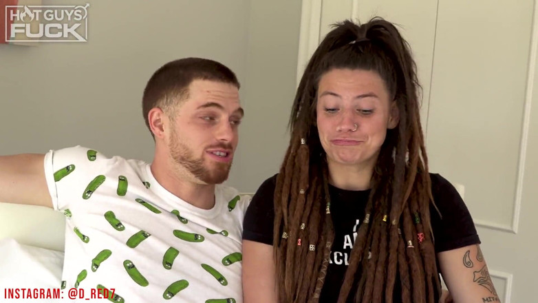 Hot Guys Fuck: Dustin Hazel and Big Titty Indica Flower Fuck Hard