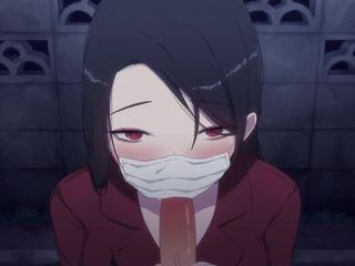 Velvixian_2D: Kuchisake-onna pompino con maschera