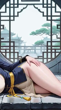 Samurai si cewek hot rambut pirang dientot habis-habisan sampai dalam banget! Cewek jepang lagi asik berlutut di koridor jepang sambil pamer pantat bahenolnya