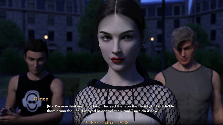 Dirty GamesXxX: Darker: getrouwde vrouw bedriegt haar man met een stel mannen...