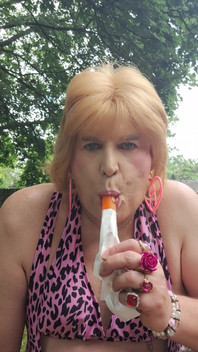 Sucking on a Popsicle Outside!
