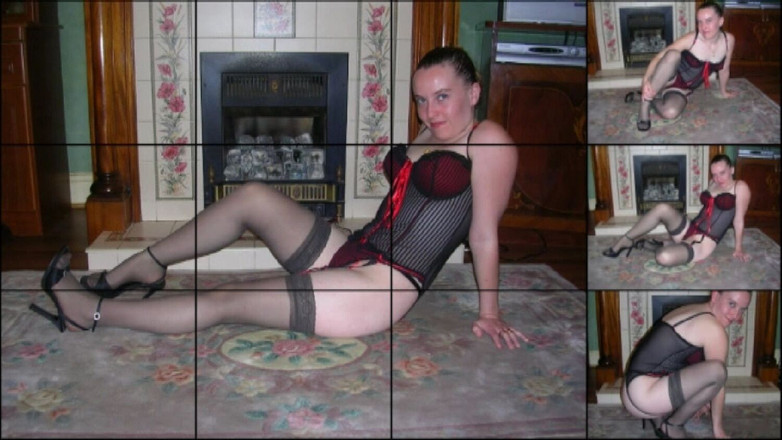 Littlevixen: Хейлі Баск з панчохами та підтяжками