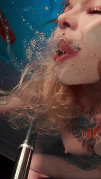 Real Sloppy Blowjob and Glass Table Riding
