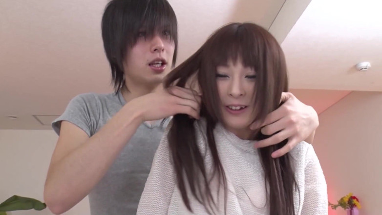 JAPAN IN LOVE: Adegan 1_slim cewek asia rambut cokelat dengan memek berbulu lagi asik...
