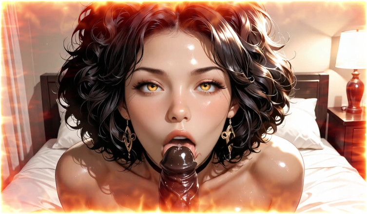 Sdanimacionescol: La mora sexy succhia il cazzo ricco di letto Generato...