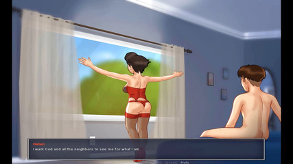 Hentai World: Summertime saga - cazzo duro calda milf corsetto fetish