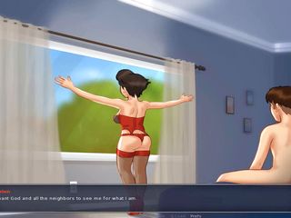 Hentai World: Summertime saga - हॉट चोदने लायक मम्मी की जोरदार चुदाई कोर्सेट बुत