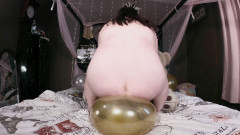 SexyNEBBW: Sexy bbw balónek vyskakuje nový rok