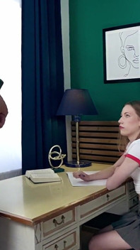 No Lesson, Just Pleasure - Super Threesome Sex with Teacher and Creampie Final