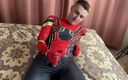 Evgeny Twink: Spider-man Came to Me and Sat on a Huge Dildo!