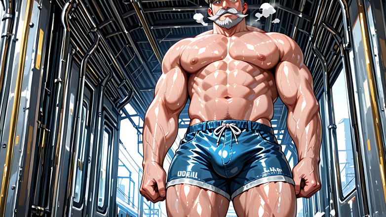 Erotic Man: Ai Handsome Men with Nice Muscular Bodies Non-nude Teasing