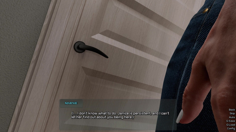 3D Cartoon Porn: Крестник 5: Janice почти застукал обнаженную Marnie с Максом