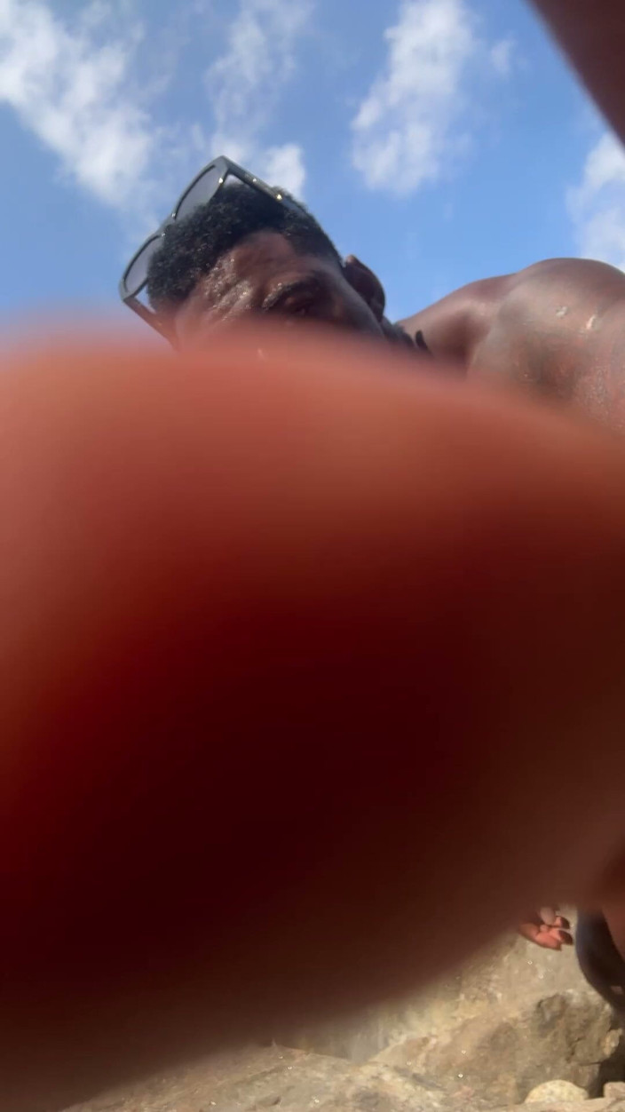 Marlon Costa Official: Sikanie na plażę BBC twardy kutas