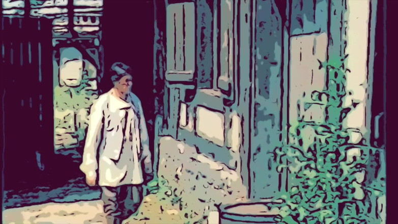 Classic porn cartoon: Old Times Country Side Couple Fuck in the Kitchen