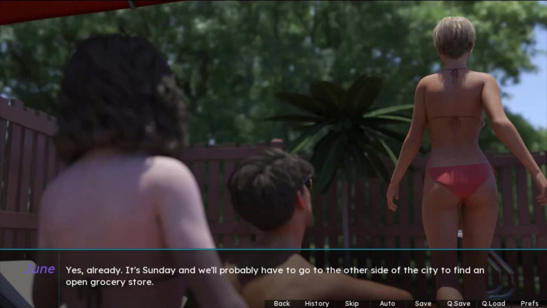 Visual Novels: Yaz kokusu bölüm 9 (üvey kız kardeş rotası)