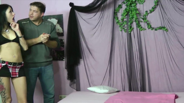 Filles Francaises: Petite French Babe Pounded in Her Holes and Got Load...