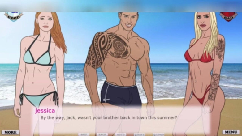 3DXXXTEEN2 Cartoon: Perjalanan ke pantai. Seks kartun lucah 3D