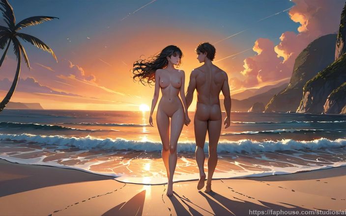 AI Girls: 34 nakna bilder av hentai -par i olika sexpositioner