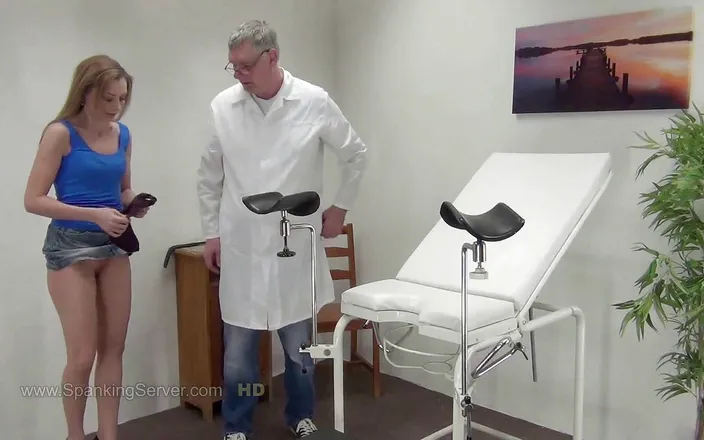 Spanking Server: Luca Bella pussy whipped from the doctor