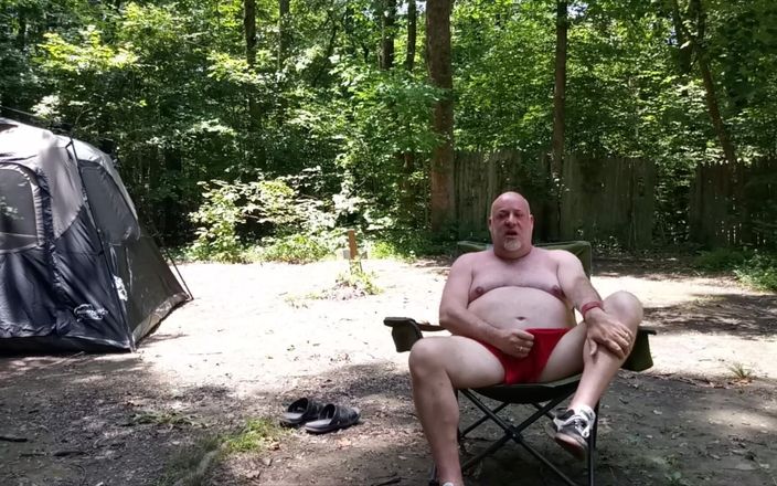 beardaddychub: Caught! BBC Catches Bear in the Woods Jerking off and...