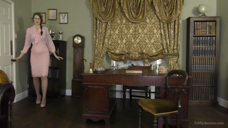 St Mackenzie's: Miss Thompson; Cum All Over Her Crotchless Panties