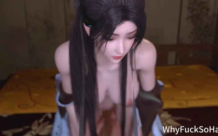 Why fuck so hard: 3D Cute Chinese Slut Sitting on the Big Cock and...